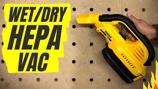 Awesome little wetdry vac Dewalt Portable Cordless DCV517 REVIEW [upl. by Robillard478]