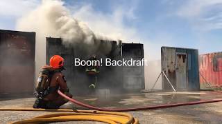 Backdraft  Firefighters in CFBTThailand 2018 [upl. by Verla590]