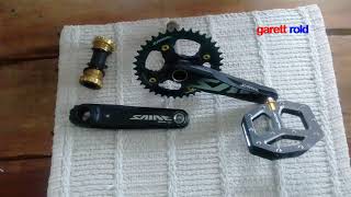 SHIMANO SAINT CRANKSET REVIEW PANGBARAGAN NA CRANKSET Build for last pure gravity  garettrold [upl. by Areem]