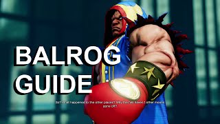 Balrog Basics Guide  Street Fighter V [upl. by Markland46]