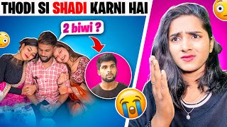 Cringe Shorts 😭 Adult Nibba Nibbi with 2 Wife  Rachna Shifali Lucky ROAST [upl. by Mandler]