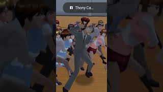 Dance Cover Gawr Gura  Kyoufuu All Back Sakura School Simulator [upl. by Eenehs]