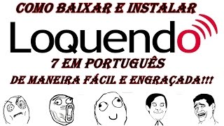 Como baixar e instalar o Loquendo 7 em português [upl. by Omar]