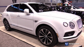 2017 Bentley Bentayga W12  Exterior and Interior Walkaround  2017 Chicago Auto Show [upl. by Haik]