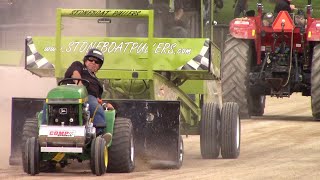 Teeswater fair 2024 modified 1150lb garden tractor pull [upl. by Cordula]