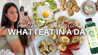 REALISTIC WHAT I EAT IN A DAY  Balanced and Healthy [upl. by Bourgeois]