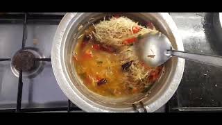 how to do easy semiya upma recipe 😋 must try bachelor [upl. by Adlihtam716]