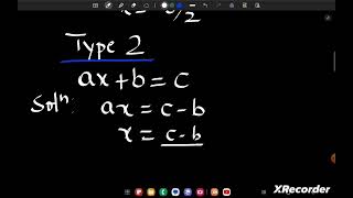 Solving linear equations [upl. by Nnaillek662]