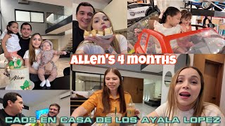 VLOG DE LOS 4 MESES DE BEBE ALLEN [upl. by Alraep]