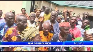 Residents Of Ugbor Community Appeal To Government To Rescind Decision To Relocate Health Centre [upl. by Nylyak]