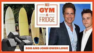 Rob and John Owen Lowe Show Off Their Gym amp Fridge  Gym amp Fridge  Mens Health [upl. by Ditzel]