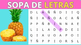 Sopa de Letras de Frutas [upl. by Fasta]