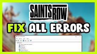 FIX Saints Row Crashing Freezing Not Launching Stuck amp Black Screen [upl. by Chipman]