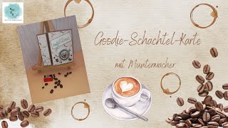 GoodieSchachtelKarteKaffeeBasteln mit Papierfür eine FreundinStampinUp [upl. by Saturday]