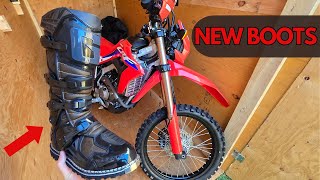 First Time Riding in Gaerne Fastback Enduro Boots  CRF300L [upl. by Oric]