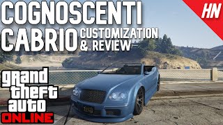 GTA Online  Enus Cognoscenti Cabrio Customization amp Review [upl. by Aissenav]