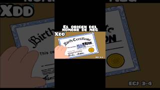 El Origen del nombre de Meg familyguy petergriffin humor shorts shortsfeed shortsviral [upl. by Aniratak612]