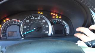 Reset Oil Maintenance Light  2012 to 2013 Toyota Camry [upl. by Jimmy]