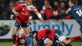 Teams Happy To Get In For Halftime Munster v Scarlets 21st Dec 2013 [upl. by Brown66]