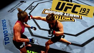 UFC 193 Ronda Rousey vs Holly Holm FULL FIGHT HIGHLIGHTS EA Sports UFC [upl. by Etnoval]