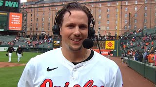 Adley Rutschman Postgame Interview After Hitting Walk Off Home Run [upl. by Granger765]