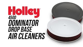 Holley 4500 Dominator Drop Base Air Cleaners [upl. by Sugihara42]