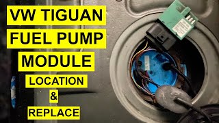 Fuel Pump Control Module Removal amp Install On VW Tiguan 20 Turbo TSICCTA Engine [upl. by Eimac]