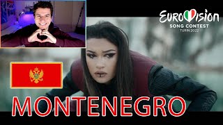 REACTION to MONTENEGRO 🇲🇪 EUROVISION 2022  Vladana  Breathe ❤️ [upl. by Fachan586]