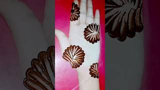 simple cotton bud mehndi design trending viralvideo mehndi youtubeshorts shortvideo shorts [upl. by Acinahs]