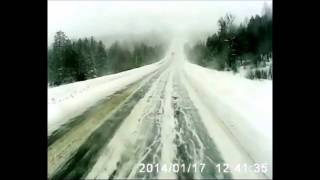 Horrific deadly car vs truck headon crash in Russia [upl. by Lux819]