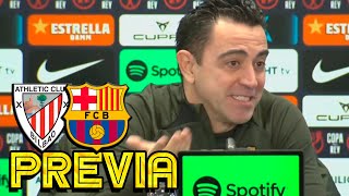 RUEDA PRENSA XAVI ATHLETIC CLUB v FC BARCELONA [upl. by Dyke830]