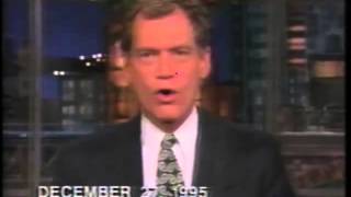 1996 Fiesta Bowl  David Letterman Halftime Clip [upl. by Medora]