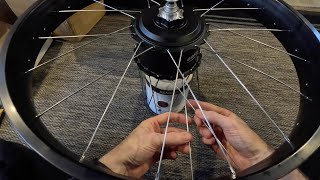 Lets Build a Wheel  BAFANG G60 Hub Motor [upl. by Niki]