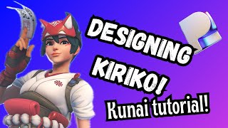 Designing KIRIKO on Plasticity Kunai edition pt2 [upl. by Eram]