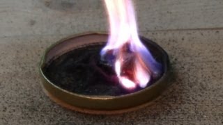 Potassium Permanganate and Glycerol Glycerin fire [upl. by Riamu889]