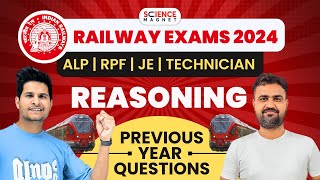 Reasoning Top PYQs  RRB ALPTechJENTPC  Railway Exam 2024 By Vikas sir🔥 neerajsir [upl. by Cart761]