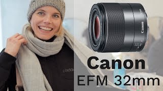 Canon EOS M50 with EFM 32mm f14  VIDEO TEST [upl. by Ainoval707]