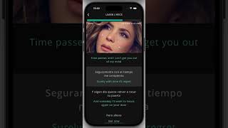 Última Lyrics English Translation  Shakira via LyricFluent app learnspanishwithshakira [upl. by Eniger]