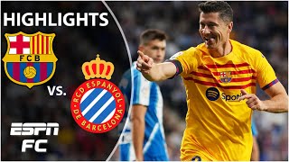 🏆 LaLiga CHAMPIONS 🏆 Espanyol vs Barcelona  LaLiga Highlights  ESPN FC [upl. by Storer]