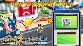 How To Scan QR Codes in Pokemon Ultra Sun amp Ultra Moon  How To Island Scan [upl. by Faso]