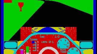 Chequered Flag Walkthrough ZX Spectrum [upl. by Prosperus]