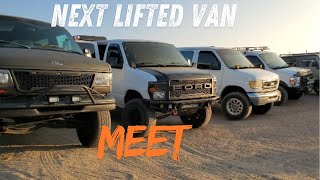 Next lifted van meet  Where are the GM amp Dodge vans at  All the Eseries suspension lift kits [upl. by Ynnavoj98]