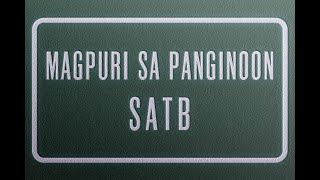 Magpuri sa Panginoon  SATB [upl. by Aidroc]