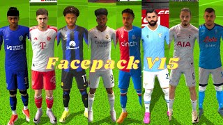 Facepack V15  100 Faces  FIFA mobile [upl. by Gardener438]