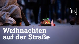 Bescherung für Obdachlose in Frankfurt  hessenschau [upl. by Asiek]