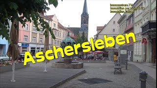 HARZ  Aschersleben🏰😀🏛SachsenAnhaltStadtrundgang Sehenswürdigkeiten Videoreiseführer Video [upl. by Subocaj142]