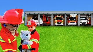 🚒🚎 Les enfants découvrent tous les camions de chantier 🚦 Jouets pour enfants [upl. by Hazlett753]