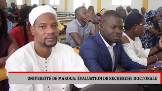 UNIVERSITÉ DE MAROUA  ÉVALUATION DE RECHERCHE DOCTORALE [upl. by Ahsei]