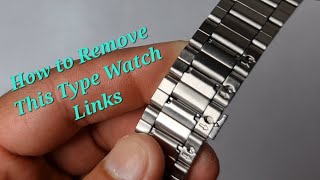 How to Remove Casio Watch Links  This Type Casio Casio Vintage watch watchlinks links [upl. by Tollman]