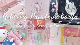 📦🛍 ¡UNBOXING Compritas BONITAS Papelería Complementos y Cosmética KAWAII [upl. by Mcnelly933]